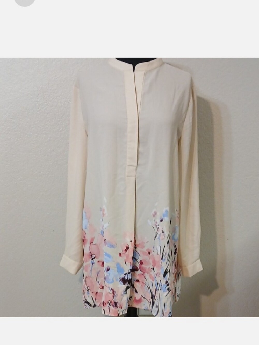 Anne Klein Floral Print Top